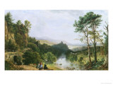 View of the Wye River  South Wales