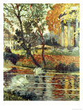 Walk by the River on an Autumn Day