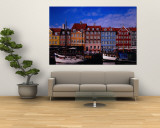 The Colourful Houses and Restaurants of Nyhavn  Copenhagen  Denmark