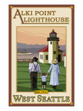 Alki Point Lighthouse  Seattle  Washington