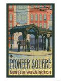 Pioneer Square Pergola  Seattle  Washington