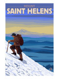 Mountain Climbing  Mount St Helens  Washington