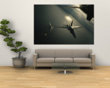 FA-18 Navy Jets in Flight over the Chesapeake Bay