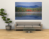 Fall Reflections in Chocorua Lake  White Mountains  New Hampshire  USA