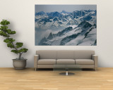 A View of the Swiss Alps from Col Du Chardonnet  Mount Blanc Region