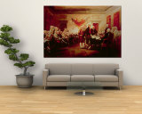 Signing the Declaration of Independence  July 4th  1776