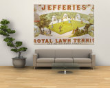 A Royal Lawn Tennis Set for 4 Players Made by Jefferies  Woolwich  circa 1875