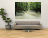 Waterfall Time Exposure  Bayerischer Wald National Park  Germany
