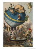 I Volatori  Les Messieurs qui Volent  c1880