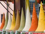Place Des Ferblatiers  Mountains of Moroccan Spices Souk  Marrakech  Morocco