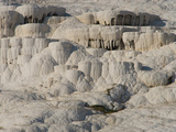 Geological Formations of the Hot Springs  Pammukkale  Turkey