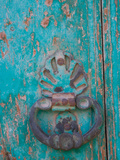 Metal Knocker on Door in Small Village  Cappadoccia  Turkey