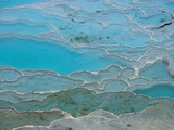 Geological Formations of the Hot Springs  Pammukkale  Turkey
