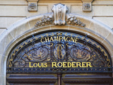 Portico in Wrought Iron on Entrance to Champagne Louis Roederer  Reims  Champagne
