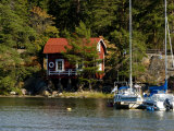 Vacation Home and Boats on Island in Helsinki harbor  Helsinki  Finland