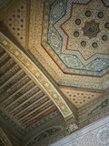Ceiling Detail  House of the Grand Vizier  Palais De La Bahia  Marrakech  Morocco
