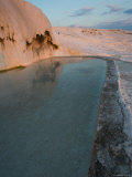 Geological Formations of the Hot Springs  Pammukkale  Turkey