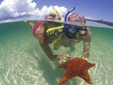 Snorkeling in the Blue Waters of the Bahamas