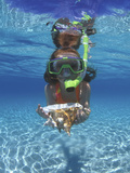 Snorkeling in the Blue Waters of the Bahamas