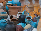 Pottery on the Street in Cappadoccia  Turkey