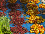 Local Market Selling Vegetables  Orissa  India