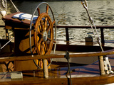 Detail of Sailboat's Helm  Helsinki  Finland