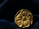 Gold Artifact from Tillya Tepe Find  Six Tombs of Bactrian Nomads  Afghanistan