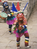 Buddhist Mani-Rimdu Festival at Tengboche Monastery  Attended by Sherpas