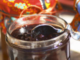 Jars Pots of Marmelade Covered with Provencal Cloth  Clos Des Iles  Le Brusc