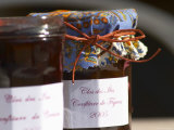 Jars Pots of Marmelade Covered with Provencal Cloth  Clos Des Iles  Le Brusc
