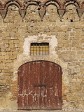 Wooden Fortified Gates of Medieval Town  Buonconvento  Italy