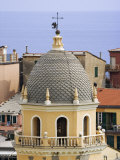 Bell Tower of a Cathedral  Vernazza  Italy