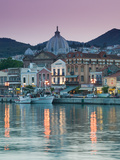 Waterfront View of Southern Harbor  Lesvos  Mithymna  Northeastern Aegean Islands  Greece