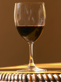 Glass of Red Chateau Belgrave  Haut-Medoc  Grand Crus Classee  France