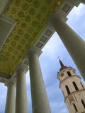 Bell Tower of the Cathedral  Vilnius  Lithuania