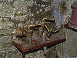 Winemaking Tools in Cellar of Lucien Muzard  Santenay  Cote d'Or  Bourgogne  France