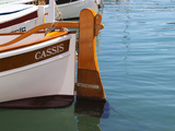Traditional Boat with Wooden Rudder  Cassis  Cote d'Azur  Var  France