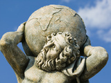 Statue of Atlas  Kokolata  Kefalonia  Ionian Islands  Greece
