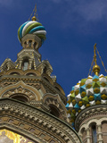 Two Towers  Church of the Savior on the Spilled Blood  St Petersburg  Russia