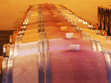 Barrel Cellar for Aging Wines in Oak Casks  Chateau La Grave Figeac  Bordeaux  France