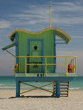 Lifeguard Station on 8th Street  South Beach  Miami  Florida  USA