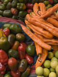 Peppers Displayed in Market  Cuzco  Peru