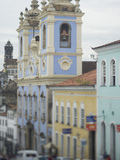 Largo Do Peurinho  Colonial Buildings  Pelourinho Area of Salvador Da Bahia  Brazil