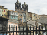 Colonial Architecture in Carmo Neighborhood  Pelourinho Area of Salvador Da Bahia  Brazil