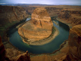 Horseshoe Bend Showing Erosion by the Colorado River  Arizona  USA