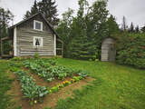 Alaska-Pratt Museum Homestead and Outhouse Built in 1929  Homer  Alaska  USA