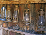 Lanterns Inside Boone's General Store  Abandoned Mining Town of Bodie  Bodie State Historic Park