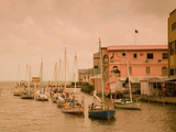 Waterfront Canal  Belize City  Belize