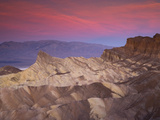 First Light on Zabriskie Point  Death Valley National Park  California  USA