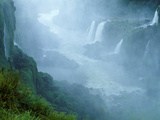 Misty Scenic of Iguasu Falls  Brazil
